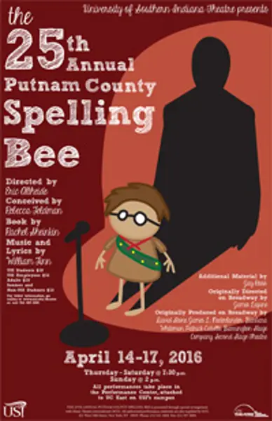 25th Annual Putnam County Spelling Bee poster, digital print, Jessica Stallings