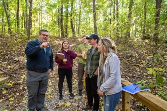 Campus life photo showing student activities and facilities
