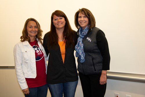 Jeanette, Kathy and Dr Carey