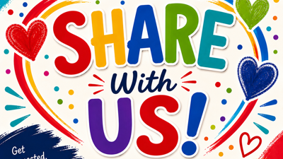 Share with us graphic