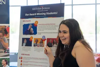 Campus life photo showing student activities and facilities