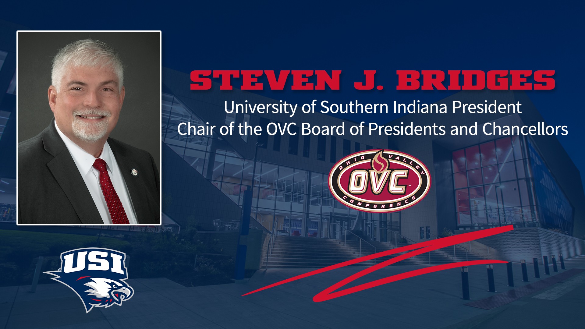 President Bridges named Chair of Ohio Valley Conference Board of Presidents 