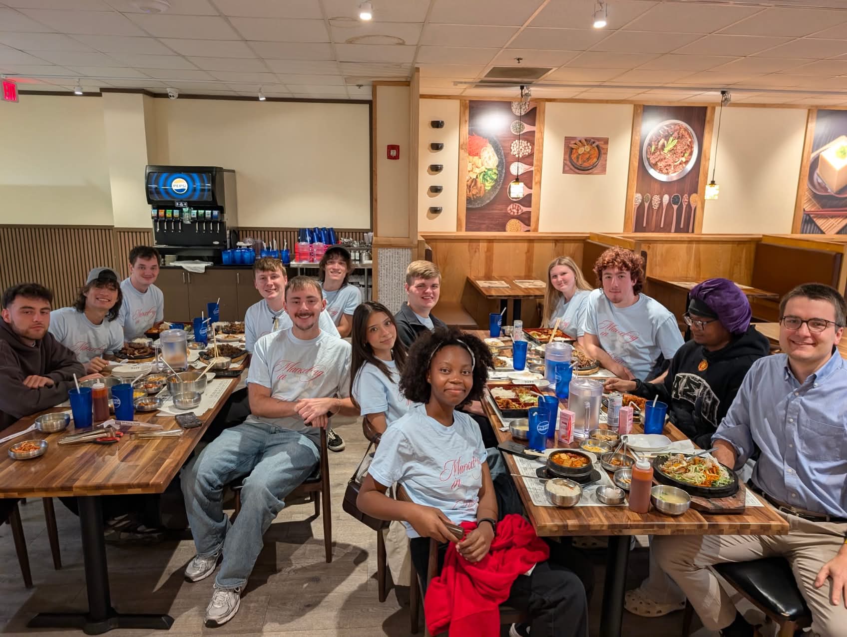 USI AMA Chapter eats lunch at Culver's