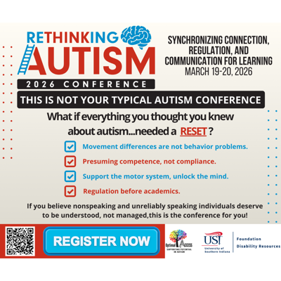 USI to host 2026 Rethinking Autism conference March 19-20 