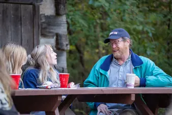 Campus life photo showing student activities and facilities