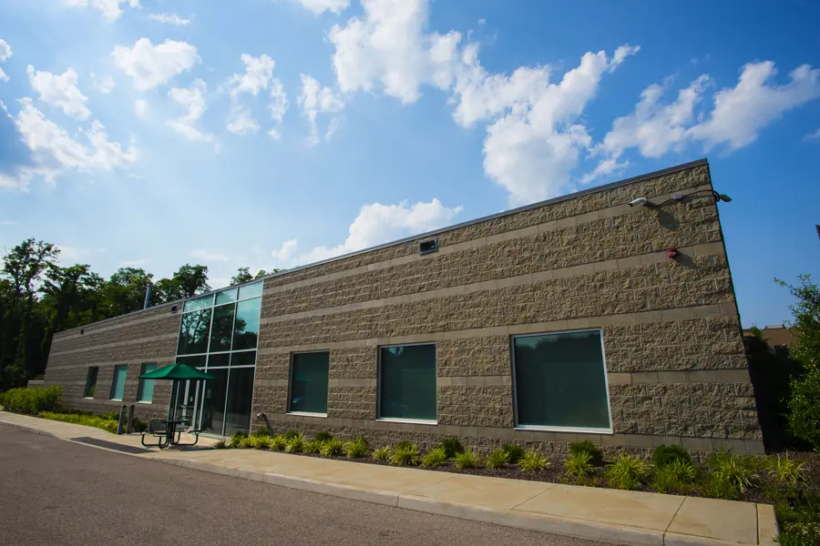Exterior view of the Applied Engineering Center