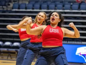 Campus life photo showing student activities and facilities