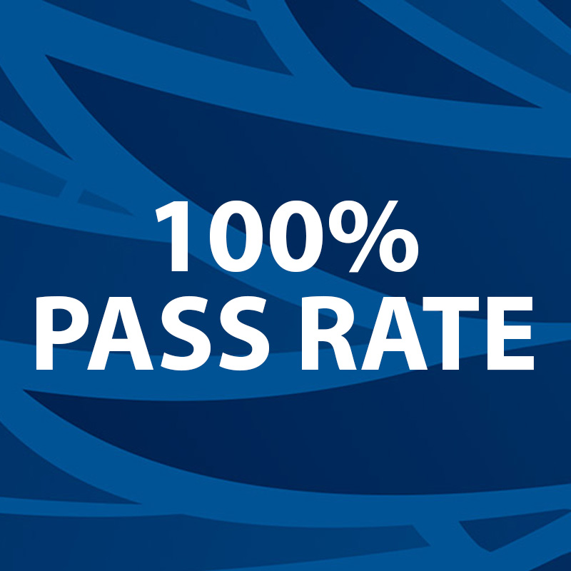 100% Pass Rate