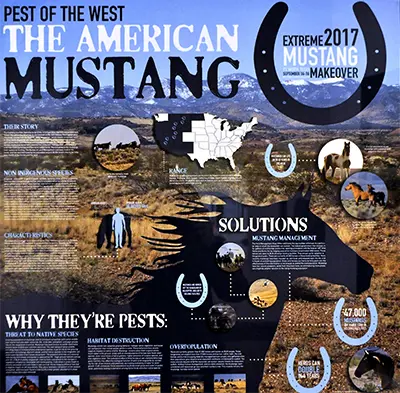 The American Mustang, Shelby Beavin, digital print, 2017 