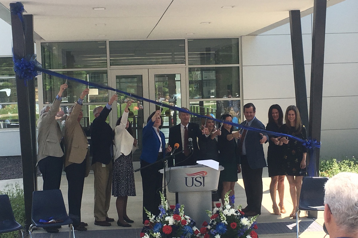 Ribbon cutting held for newest USI building, the Griffin Center