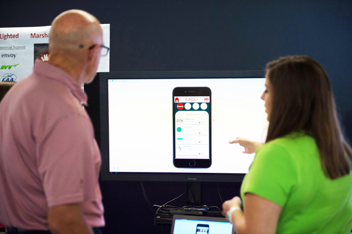 USI students create custom mobile app for local business