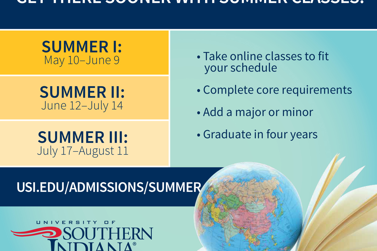 Students from USI, other universities, invited to take advantage of USI's summer terms
