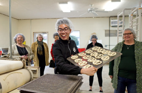 Connect graduate visiting southern Indiana company