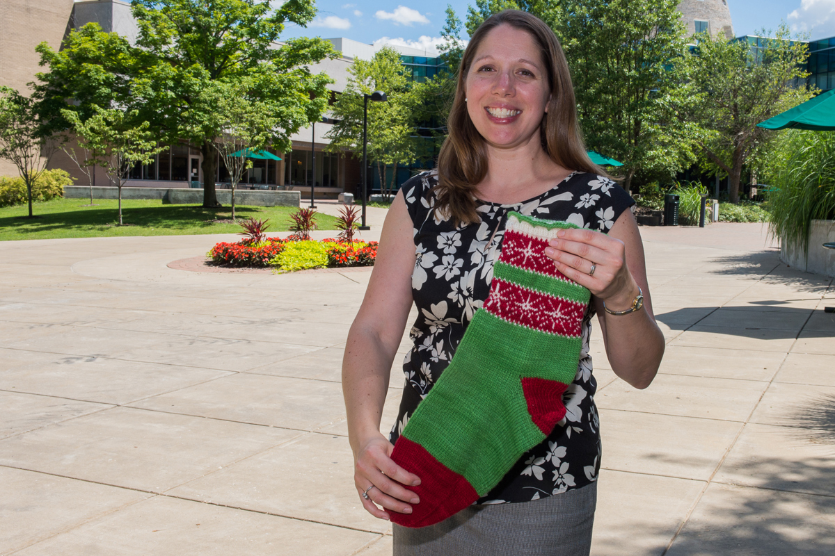 Jaclyn Dumond and her Christmas stocking of shame