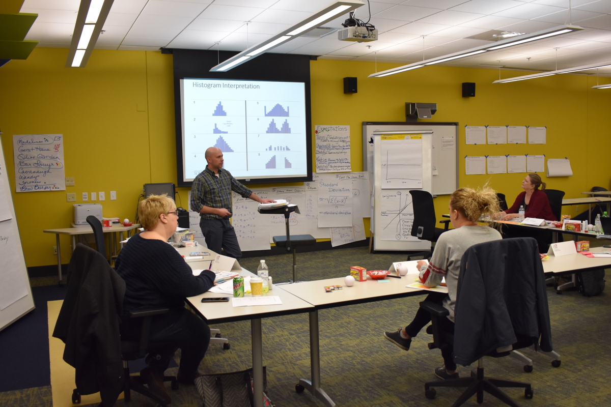 Students in class at Innovation Pointe.