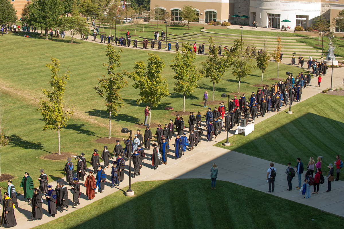 Faculty procession