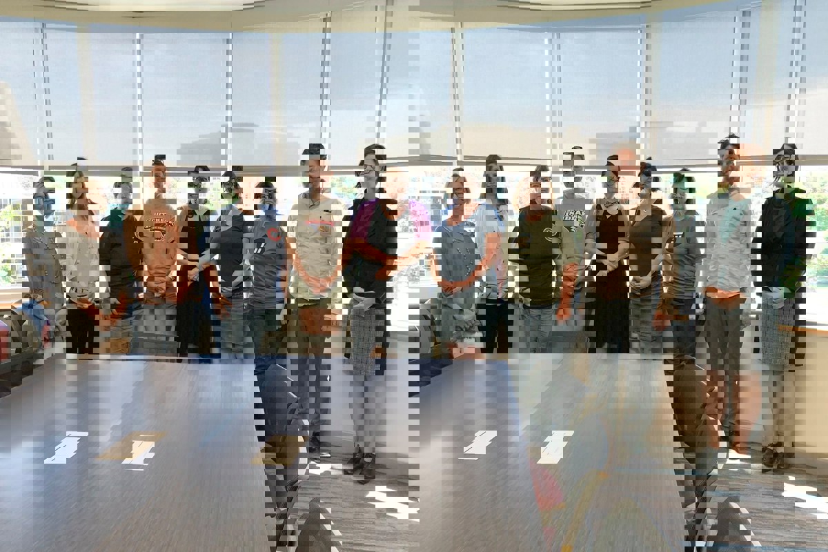 College of Liberal Arts faculty members at their summer working retreat