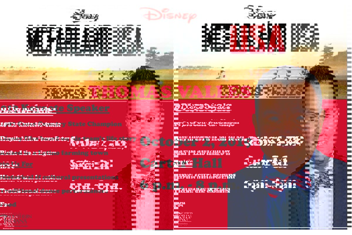 "McFarland USA" runner Thomas Valles headlines Hispanic Heritage Month event