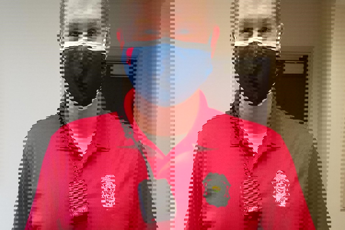 Thomas Tubbs, USI Public Safety's first EMT student worker