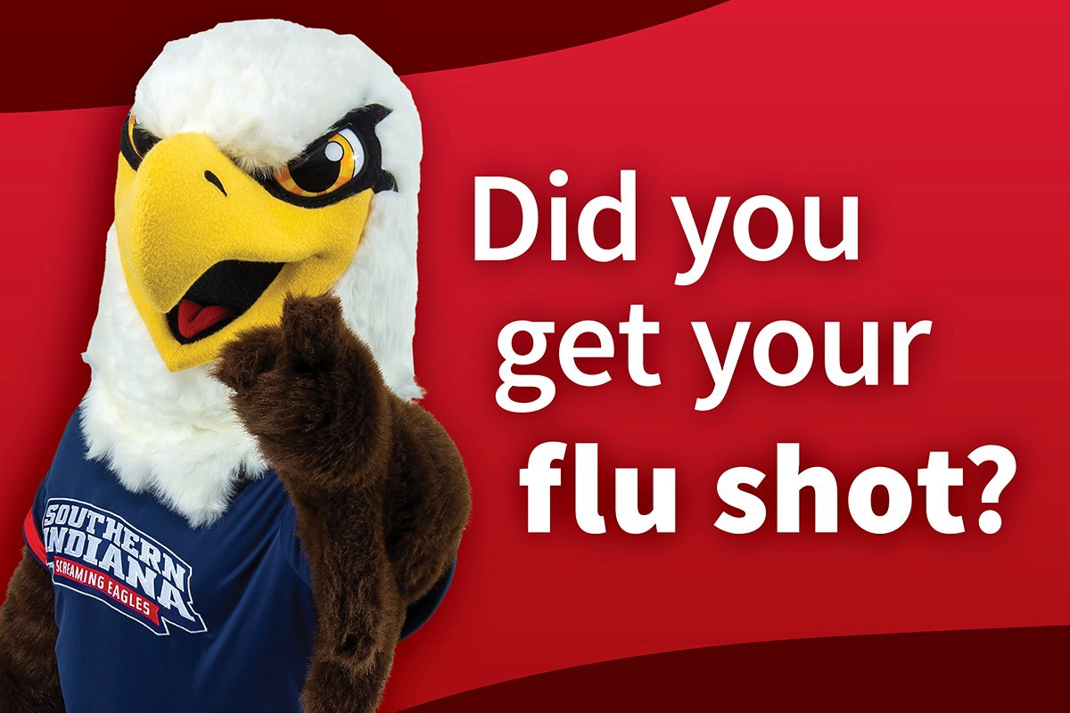 Archie with text Did you get your flu shot?