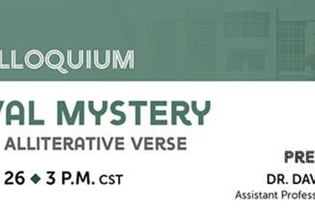 Virtual faculty presentation on mysteries behind Medieval poetry