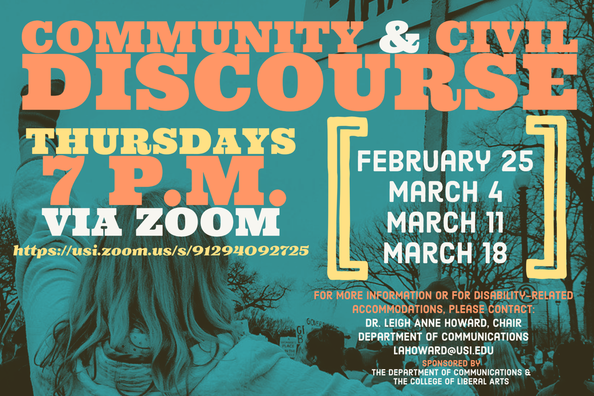 "Community and Civil Discourse" series to highlight liberal arts response to social events