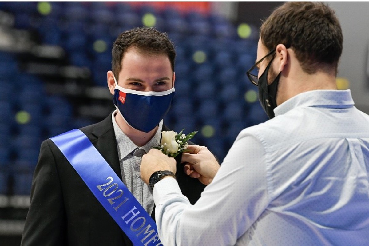 Nathan Payne, Program Coordinator for Student Development Programs, helped lead 2021 Homecoming.