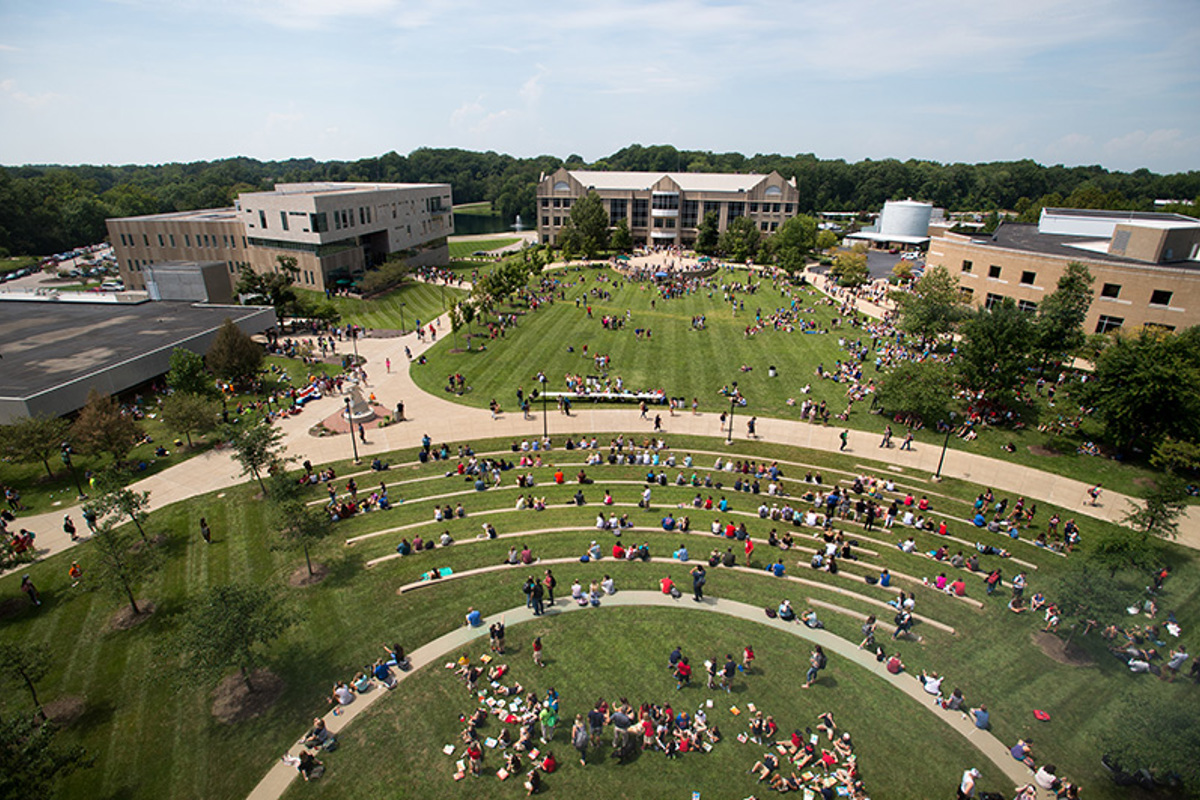 2017 Solar Eclipse on the USI campus