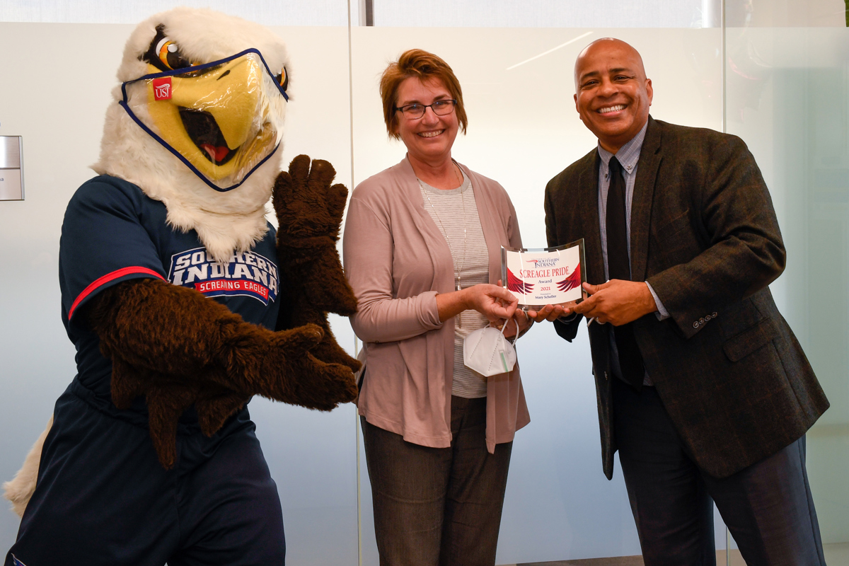 Scheller named  2021 Screagle Pride Award Winner