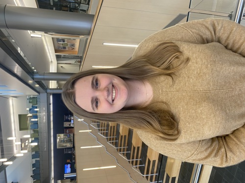 Audrey in the BEC atrium