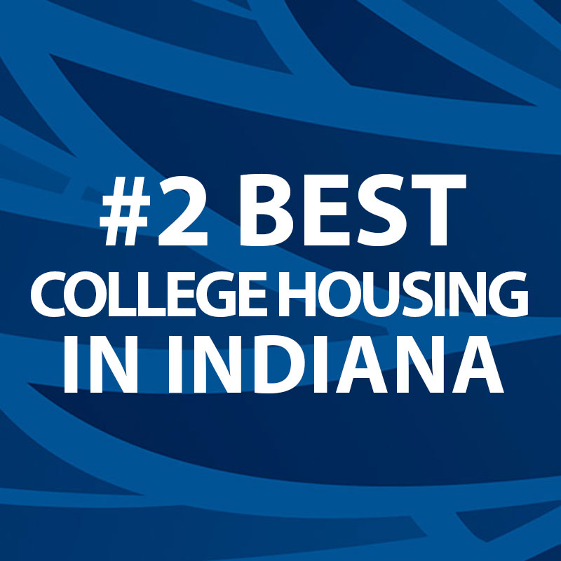 #2 best college housing in Indiana