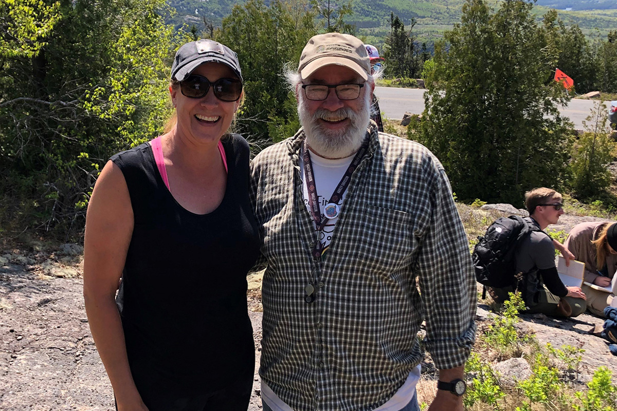 Chance meeting in Acadia