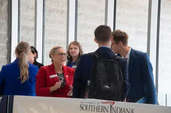 Campus life photo showing student activities and facilities