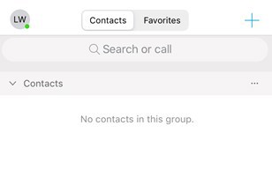 Jabber contacts image