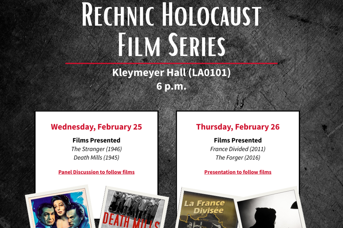 USI to host first Rechnic Holocaust Film Series  - News article image