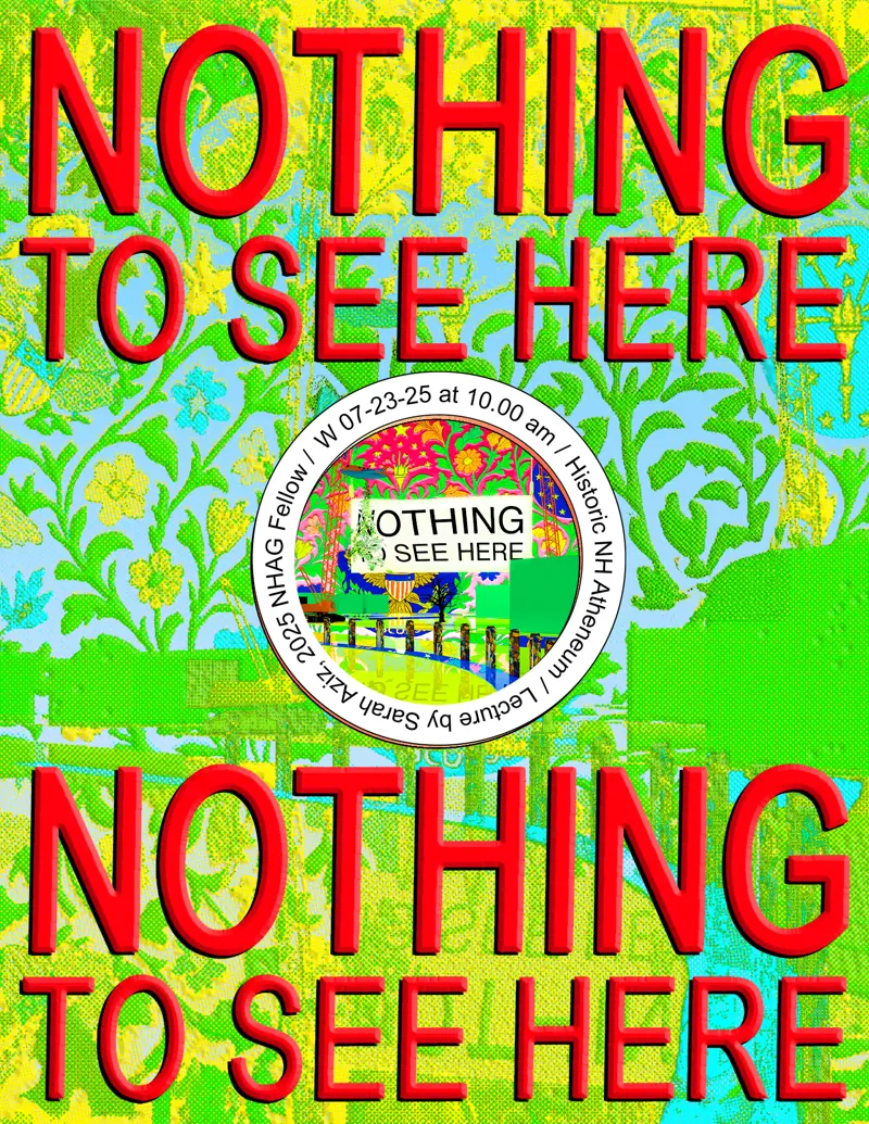 NOTHING TO SEE HERE: Lecture by Sarah Aziz