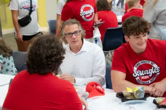 Campus life photo showing student activities and facilities