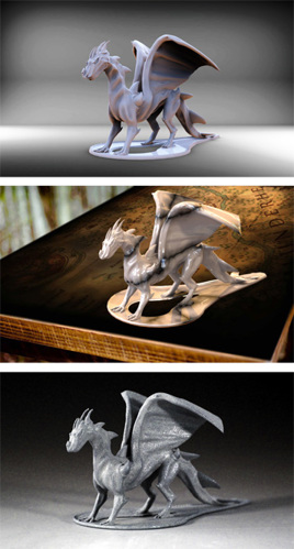 Dragon, 3D model, Coty Ritter