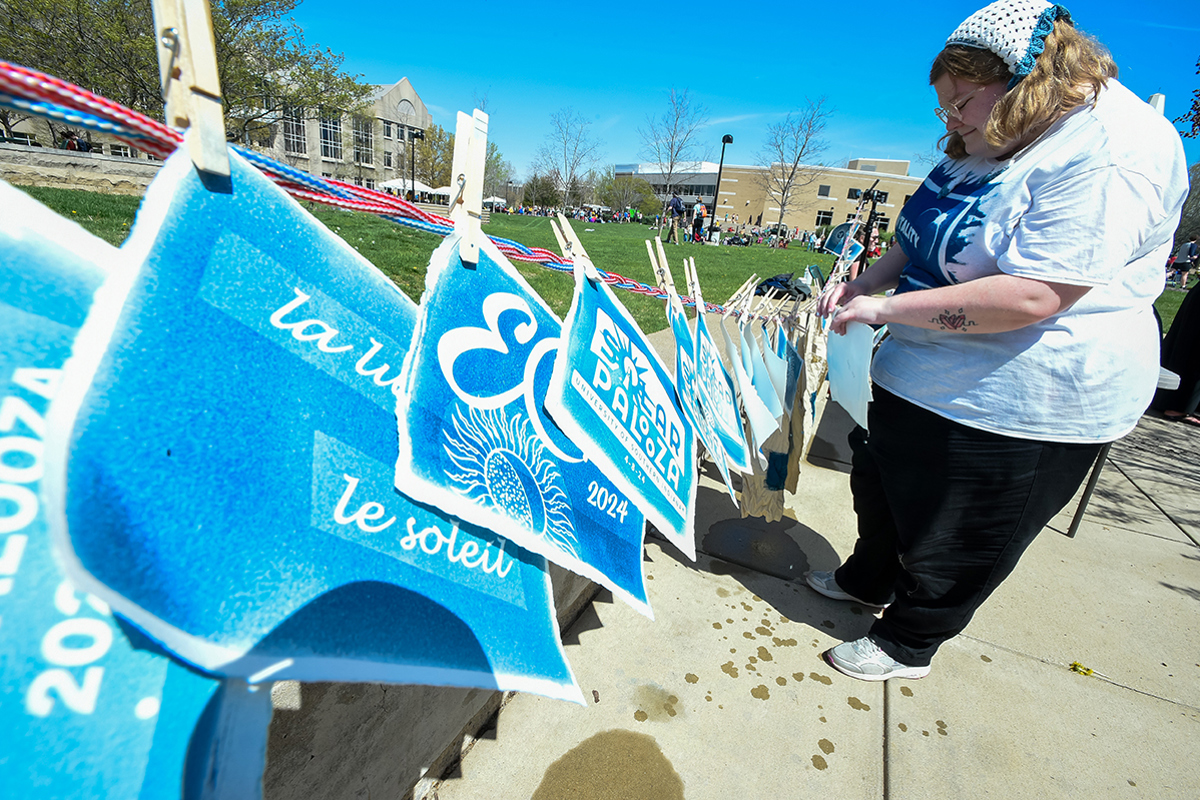 Cyanotype Chaos at Solarpalooza 