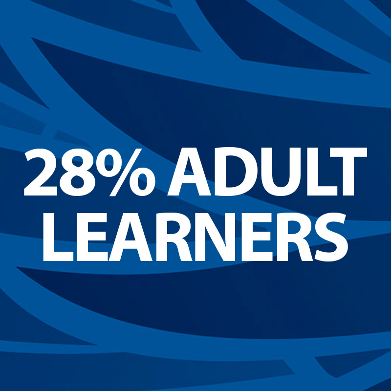 28% Adult Learners
