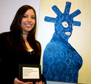 Melissa Richard awarded Best of Show for her painting "Best Dressed"