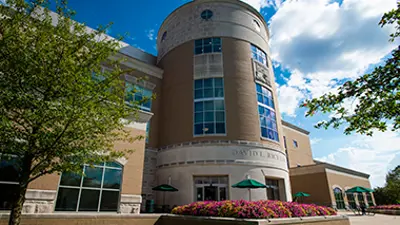 Exterior of USI Rice Library