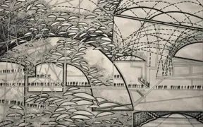 Space Flow, ink, 2015