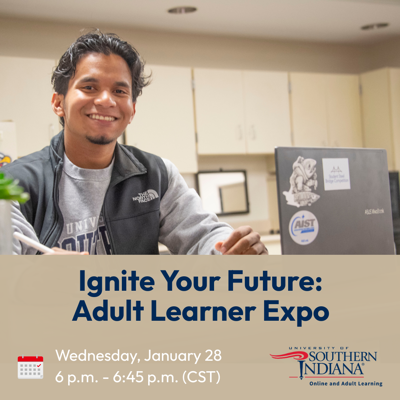 USI to host virtual Adult Learner Expo January 28  - News article image