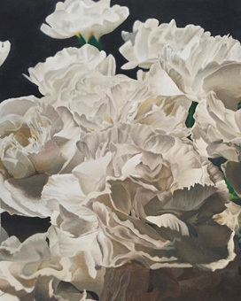 Shades of Bloom, prismacolor drawing, Rachel Burianek