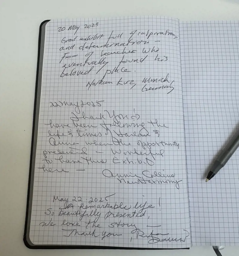 Comments from Exhibit Notebook