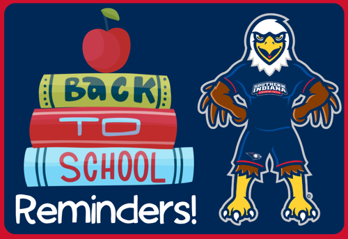 USI Today back-to-school reminders graphic