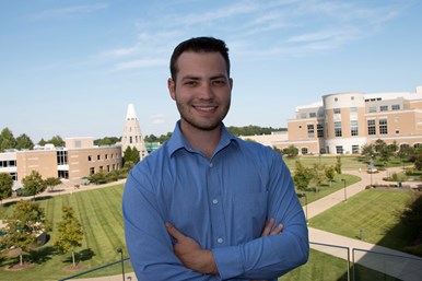 Braden on BEC balcony