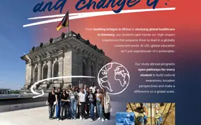 ad featuring USI study abroad opportunities 