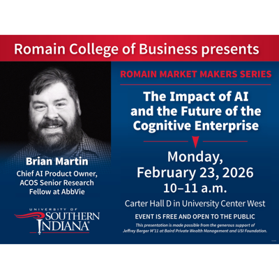 AbbVie AI expert to headline USI Romain Market Makers event  - News article image